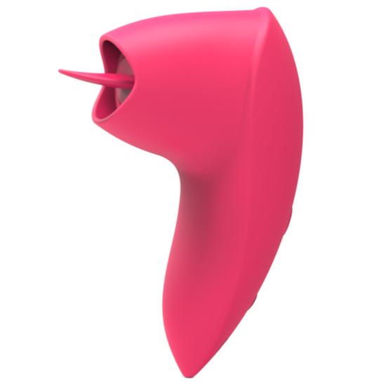 הלשון הפרועה- ויברטור קומפקטי מפנק נטען בעל 12 מצבי רטט מסיליקון