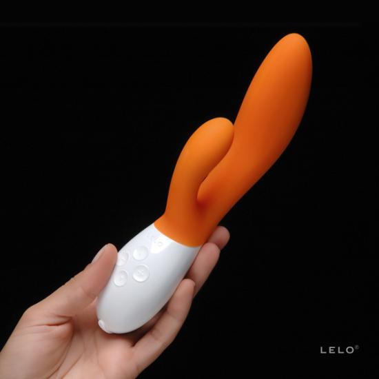 ויברטור LELO אינה כתום – יוקרתי, שקט ורב-עוצמה עמיד במים