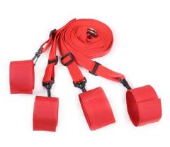 סט קשירות למיטה בצבע אדום במיוחד למתחילים  NOTUS 