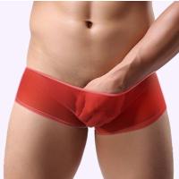 בוקסר סקסי שקוף בצבע אדום Abner