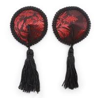 מדבקות סקסיות לפטמות דגם יפני שחור אדום