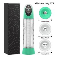 משאבת פין חשמלית ואקום מתקדמת  – עמידה למים IPX7 עם תצוגת LCD, 4 רמות לחץ + 9 רמות שאיבה עוצמתיות, להארכה והגדלת הפין