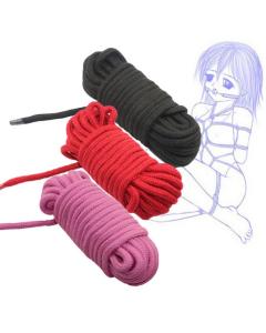 חבל קשירה מכותנה רכה ונעימה באורך 5 מטר