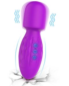 ויברטור מג'יק וונד חזק במיוחד עמיד למים, גמיש שקט ומפנק, 7 מצבי רטט מסיליקון רפואי Neptune 