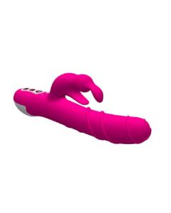  "Kaliph" ויברטור פרימיום מסיליקון רפואי , נטען, שקט במיוחד, מסתובב ומתפתל, שמנמן עם חדירה 14 סמ