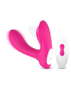 פרפר תשוקה מפנק ביותר מסיליקון רפואי, הטענה מגנטית עם שלט אל חוטי בעל 9 מצבי רטט