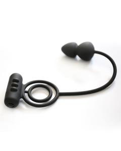 טבעת הידוק רוטטת לגבר עם חרוזים אנאלים "Eloy"