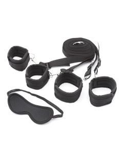 קשירות למיטה מקצועיות עם כיסוי עיניים "ANATH"