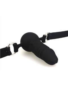 מחסום פה גאג סיליקוני בצורת פין