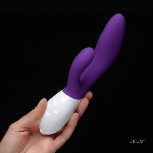 LELO אינה סגול – ויברטור דו-גירוי יוקרתי ושקט