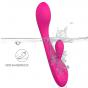 "Touch BOOM" ויברטור כפול מסיליקון רפואי בעל מבנה ארגונומי מיוחד לנקודת ה-ג , 9 מצבי רטט שונים , שקט, נטען ועמיד למים