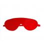 סט בדסמ אדום פרוותי המכיל 7 פריטים איכותיים כיסוי עיניים