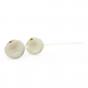 ביצים סיניות מכדורי זכוכית עם פרח בציפוי סיליקון רפואי ברוחב 2.5 ס"מ "Maddie" 3