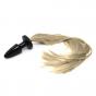 פלאג אנאלי עם זנב ארוך בלונדיני דמוי שער אמיתי "Blondy"