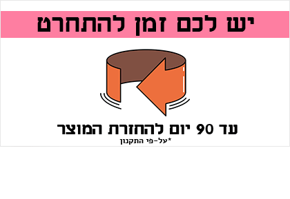 יש לכם זמן להתחרט